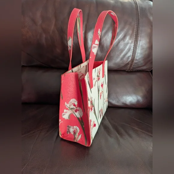 Ted Baker "The Icon" Iris Print Mini Tote - Picture 6 of 7